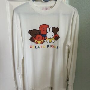 💫NEW WT Dick Bruna Miffy 🐰Gelato Pique Graphic Unisex T-Shirt S/M  Limit Ed.